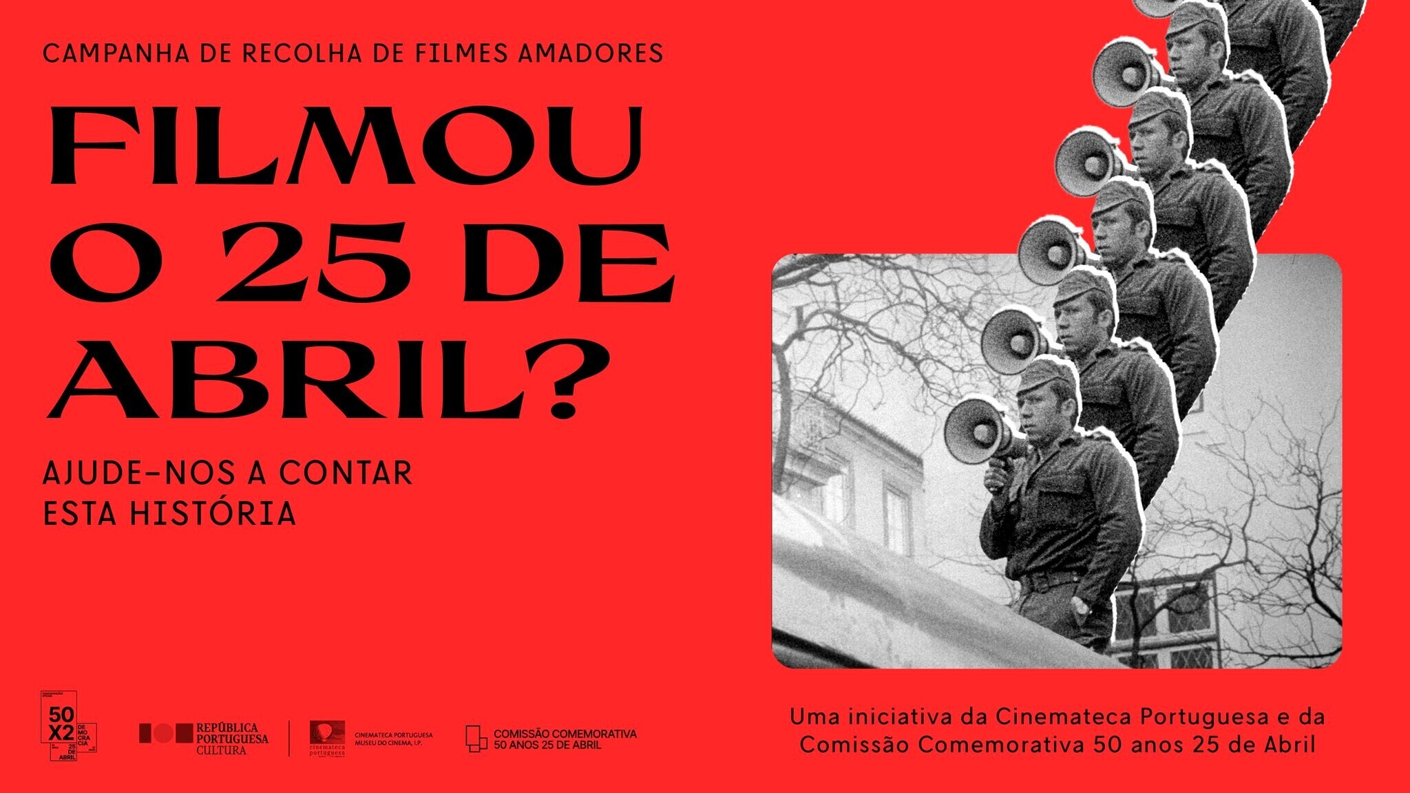 Campanha de recolha de filmes amadores sobre a Revolução de 25 de abril de 1974