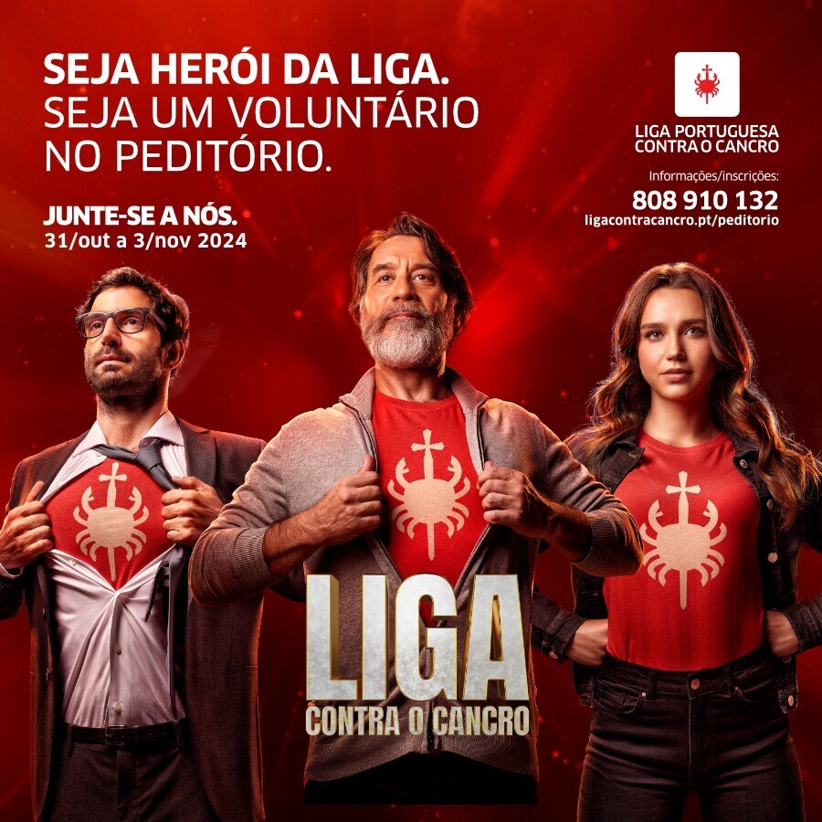 Peditório Nacional da Liga Portuguesa Contra o Cancro de 31 outubro a 3 de novembro