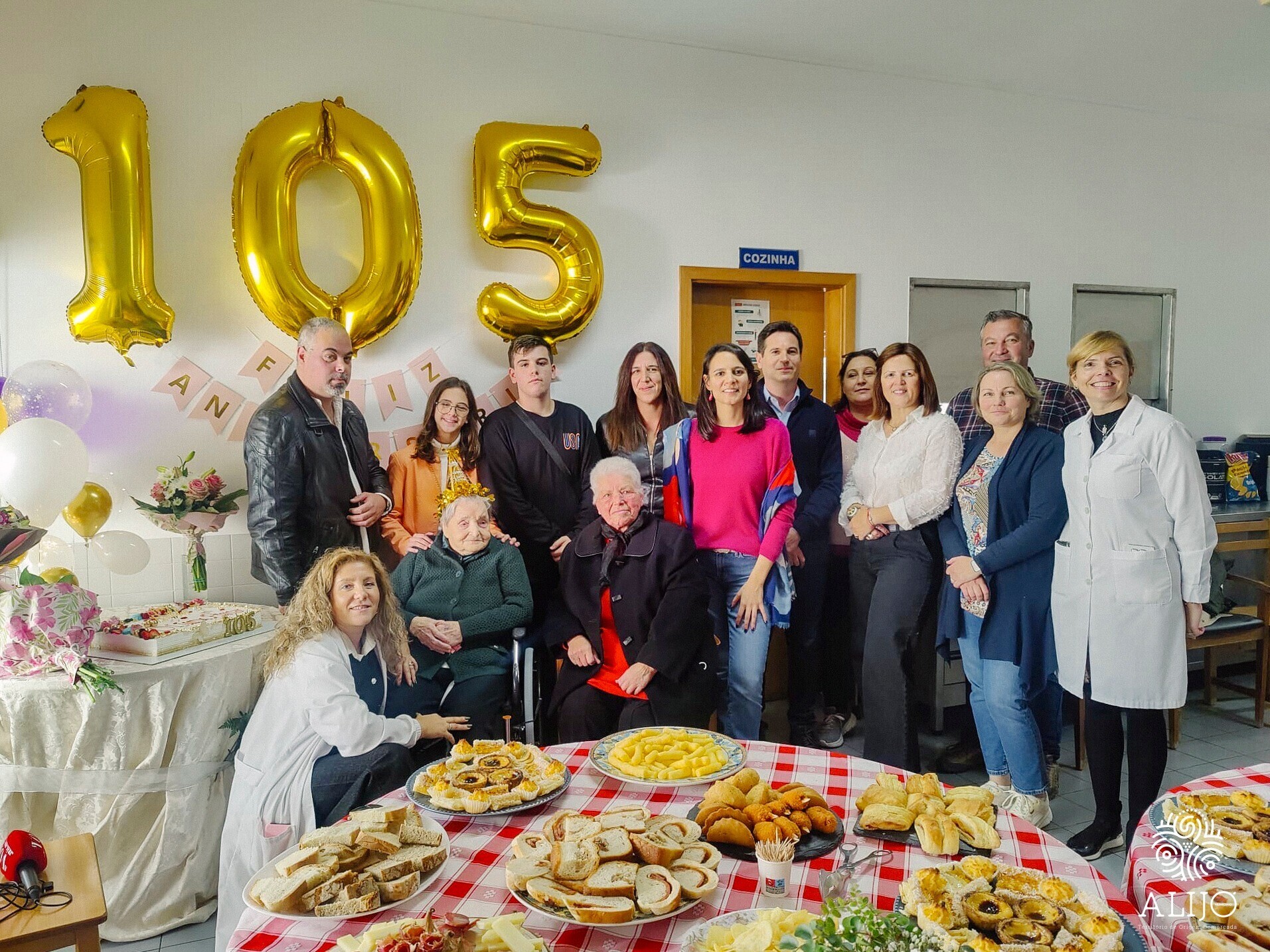 Maria Olinda Pinto comemora 105 anos: A Mulher mais velha de Alijó