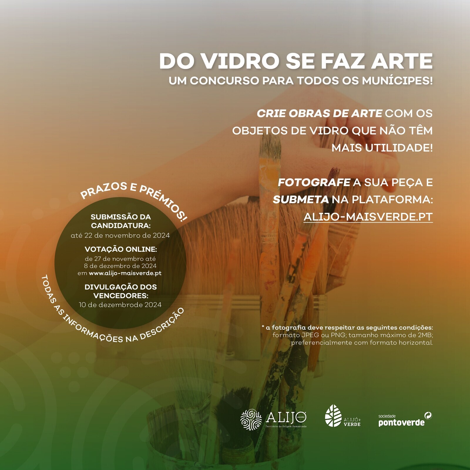 Concurso “Do Vidro se faz Arte”: participe até ao dia 22 de novembro
