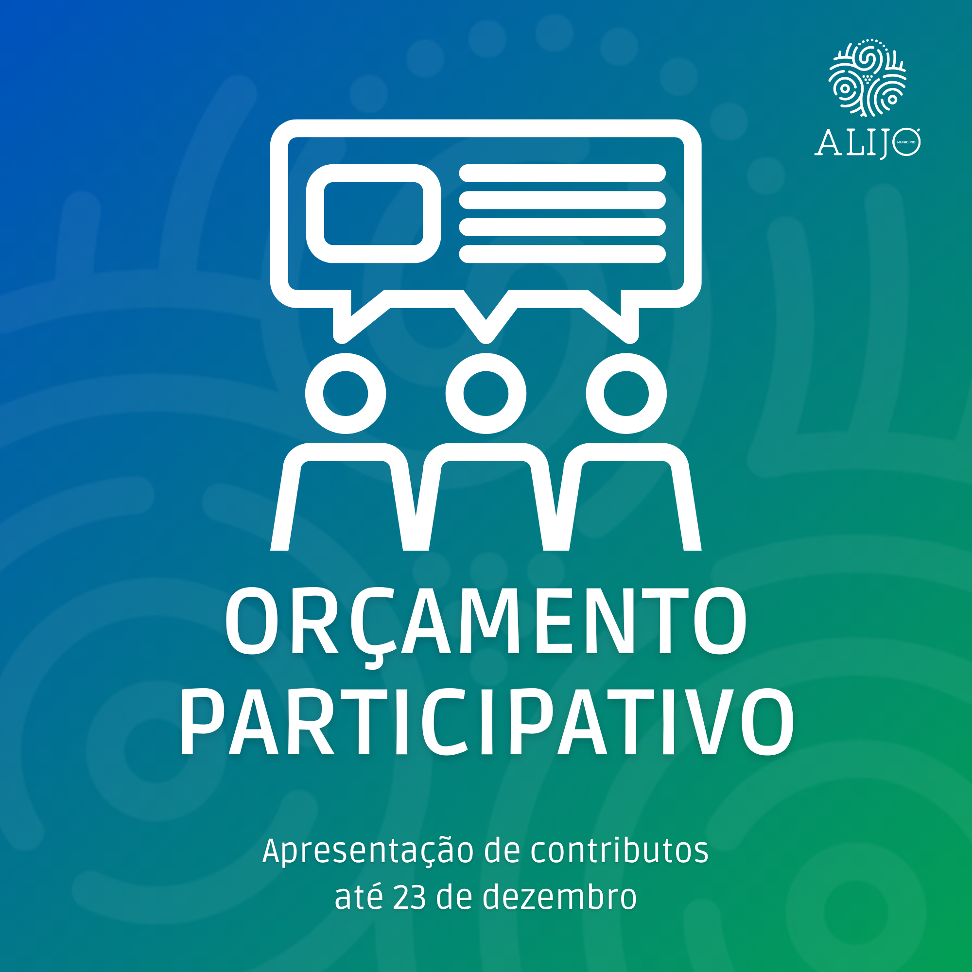 Abertura do procedimento conducente à elaboração do Regulamento do Orçamento Participativo do Mun...