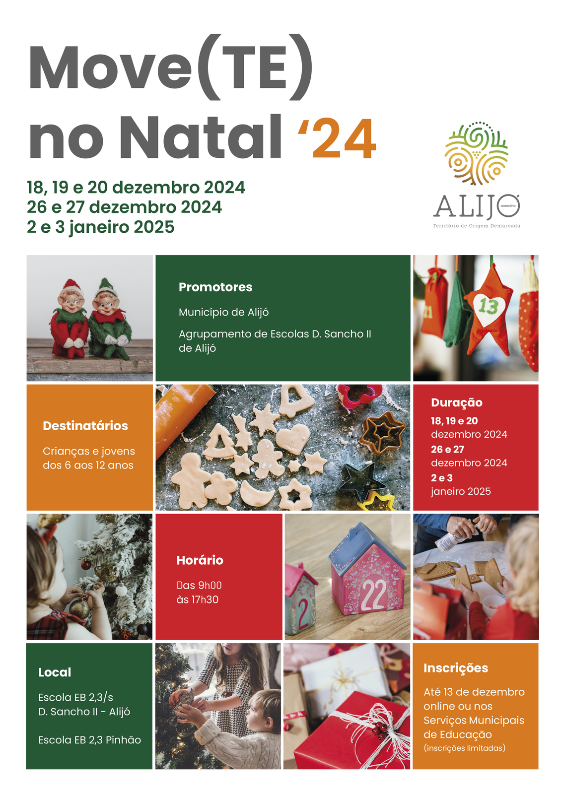 Abertas inscrições para o programa Move(te) no Natal 2024