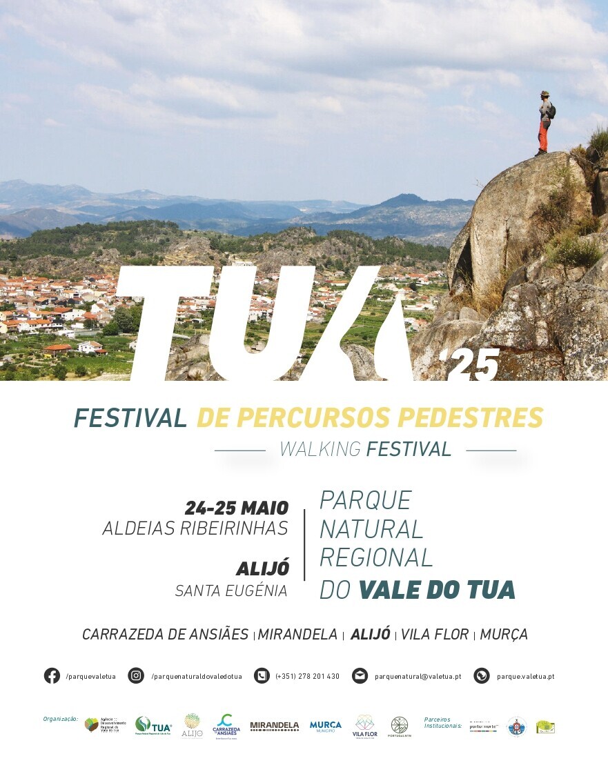 Concelho de Alijó recebe Tua Walking Festival a 24 e 25 de maio