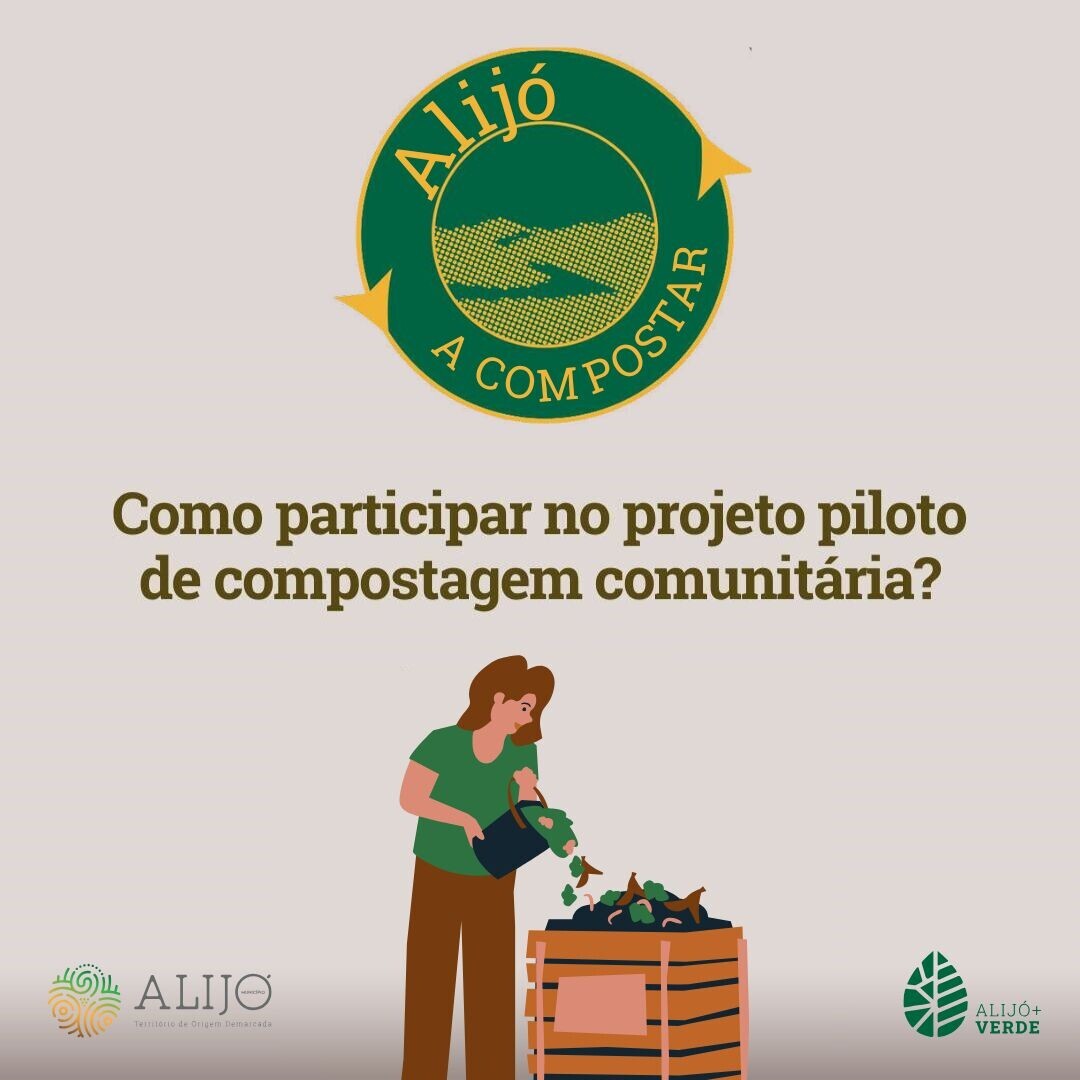 “Alijó a Compostar”: kit gratuito de compostagem comunitária disponível para a população