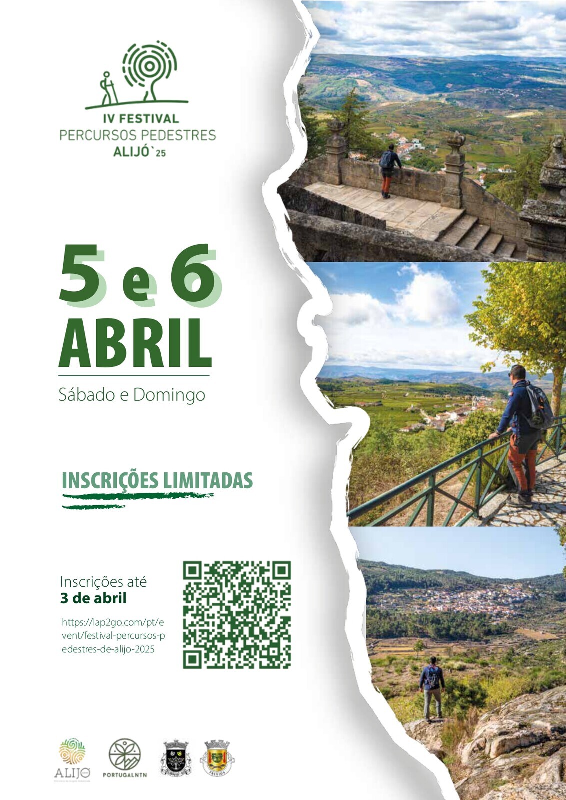 IV Festival de Percursos Pedestres de Alijó a 05 e 06 de abril