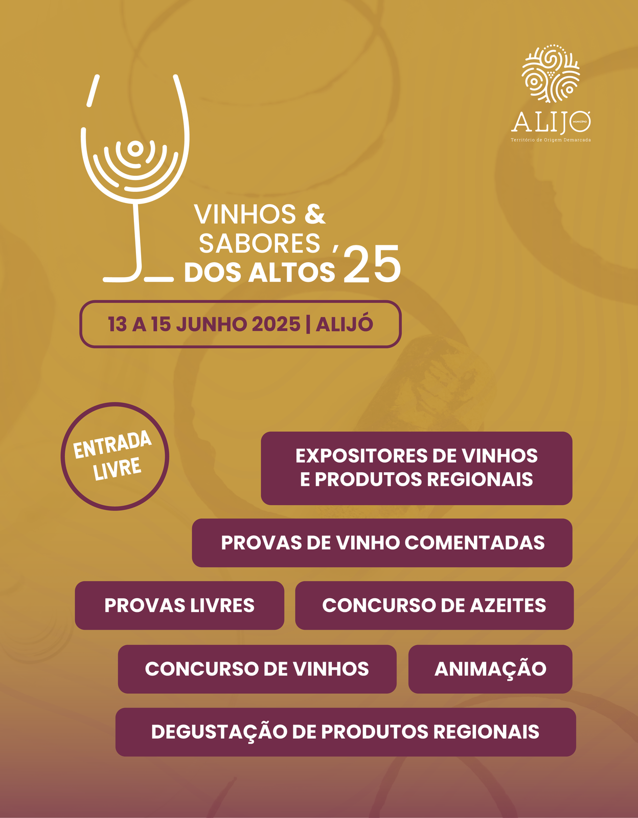Feira dos Vinhos e Sabores dos Altos regressa de 13 a 15 de junho