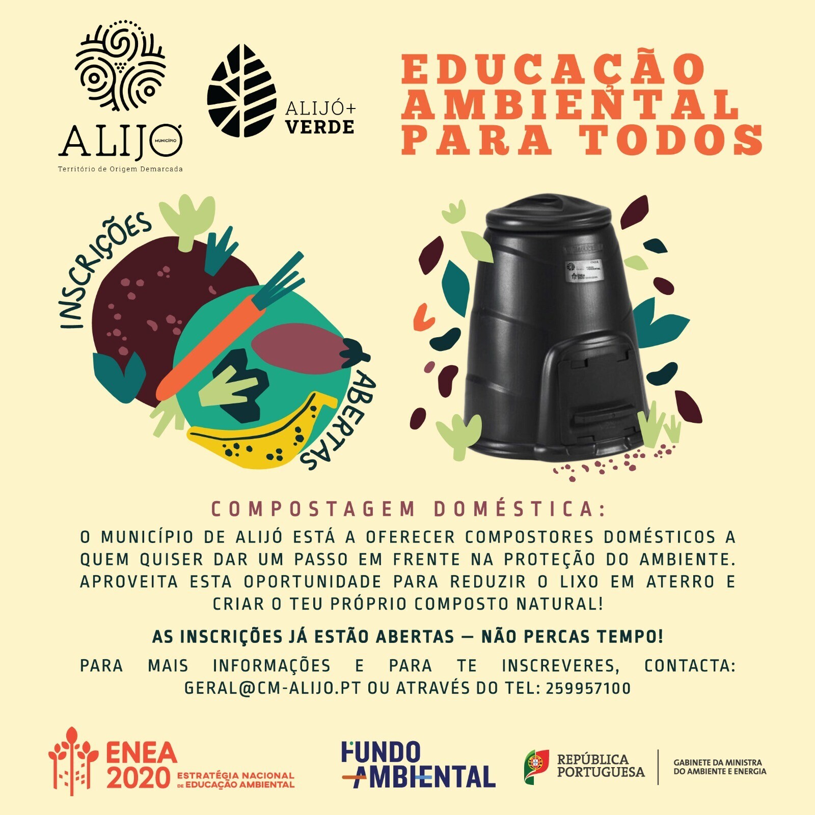 Câmara de Alijó disponibiliza compostores domésticos aos munícipes