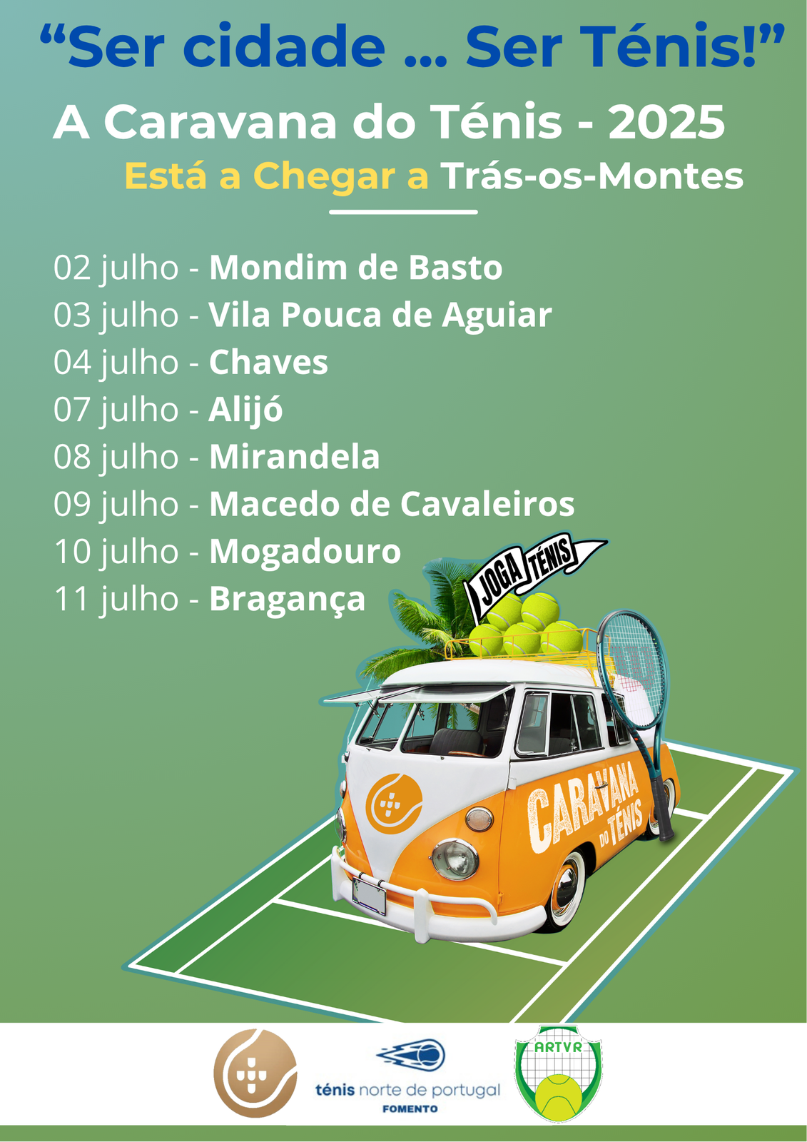 Alijó recebe Caravana do Ténis da Federação Portuguesa de Ténis