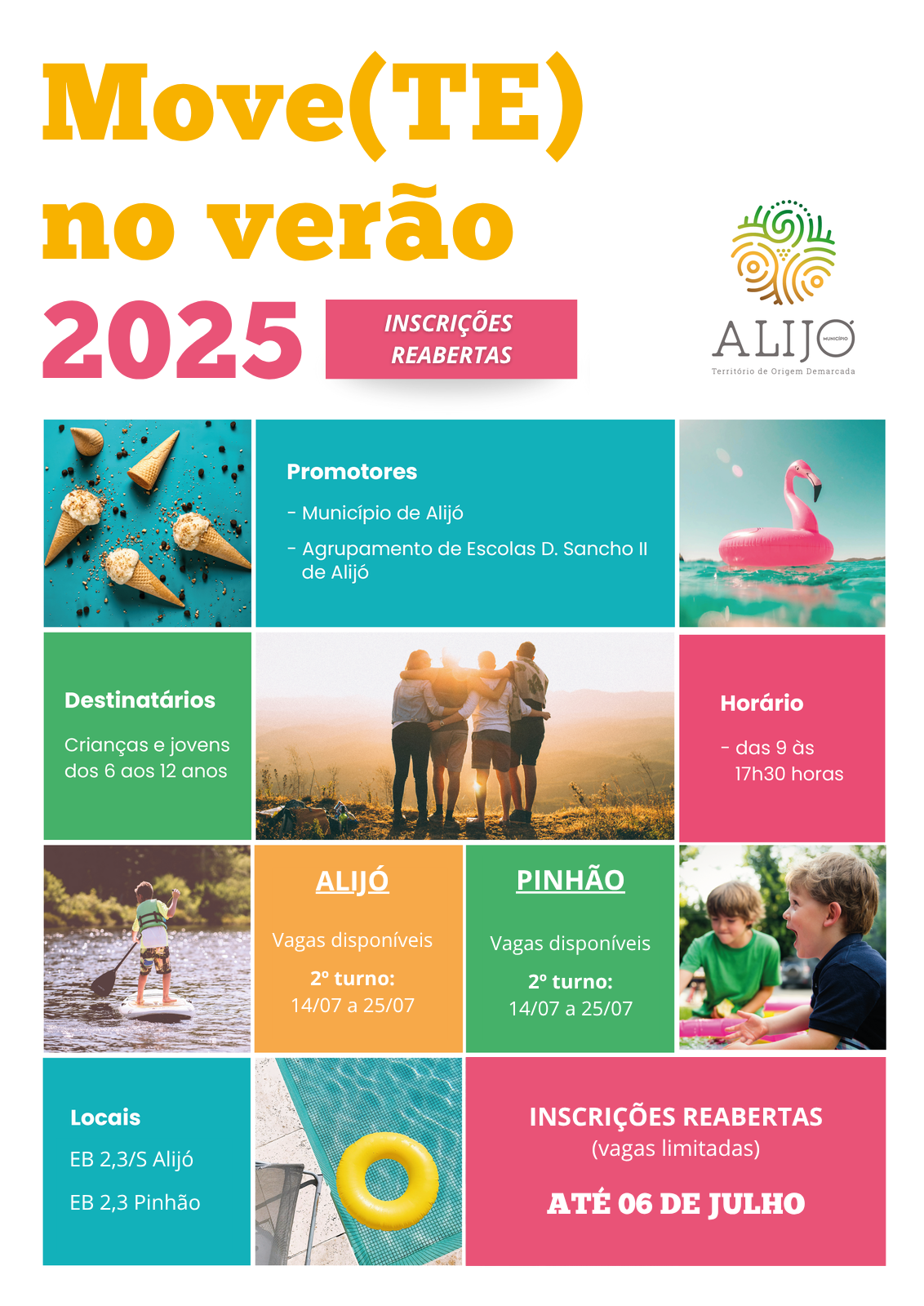 Inscrições reabertas: Vagas disponíveis para o programa Move(te) no verão