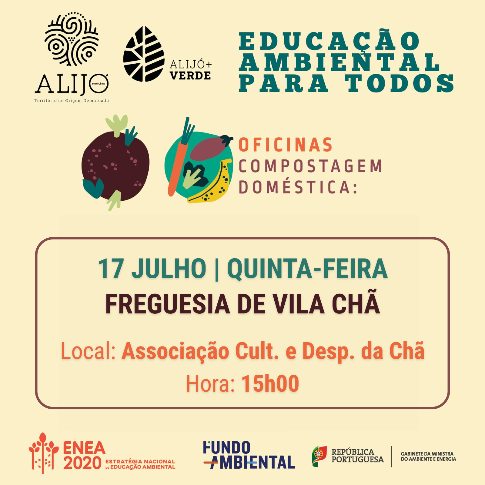 Novas Oficinas de Compostagem Doméstica em Carlão e Chã