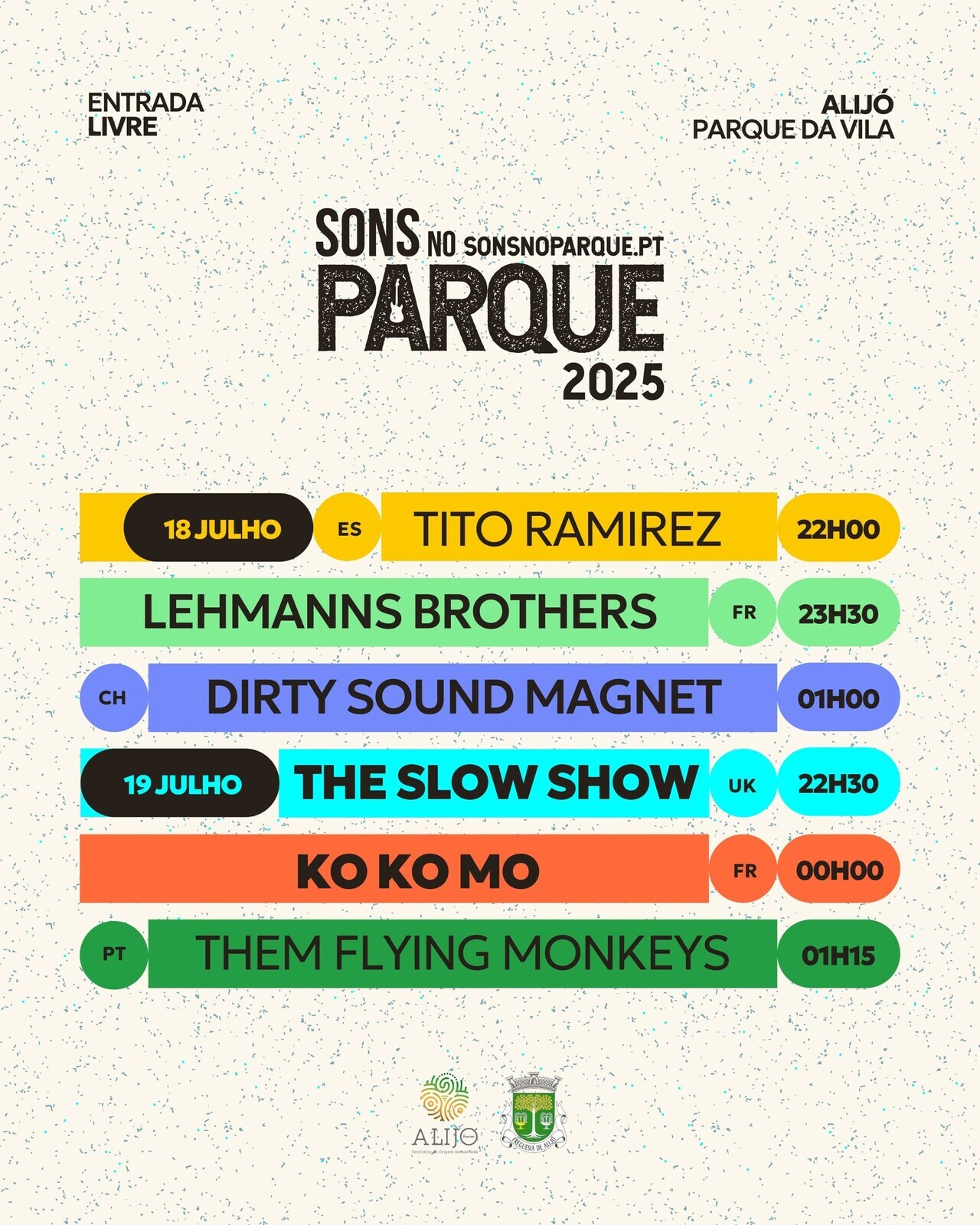Horários: Festival Sons no Parque começa hoje