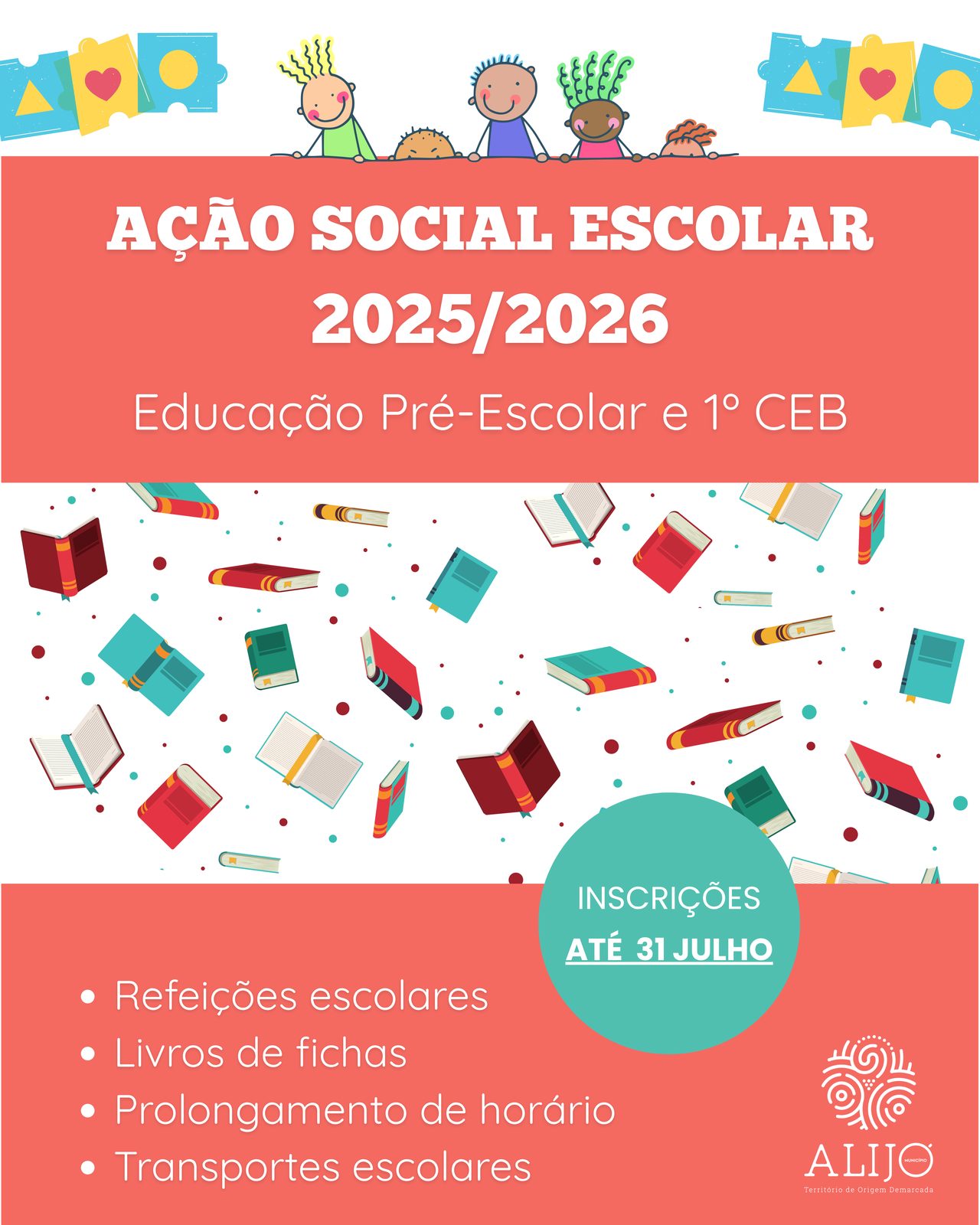 Ação Social Escolar: Inscrições para apoios terminam esta semana