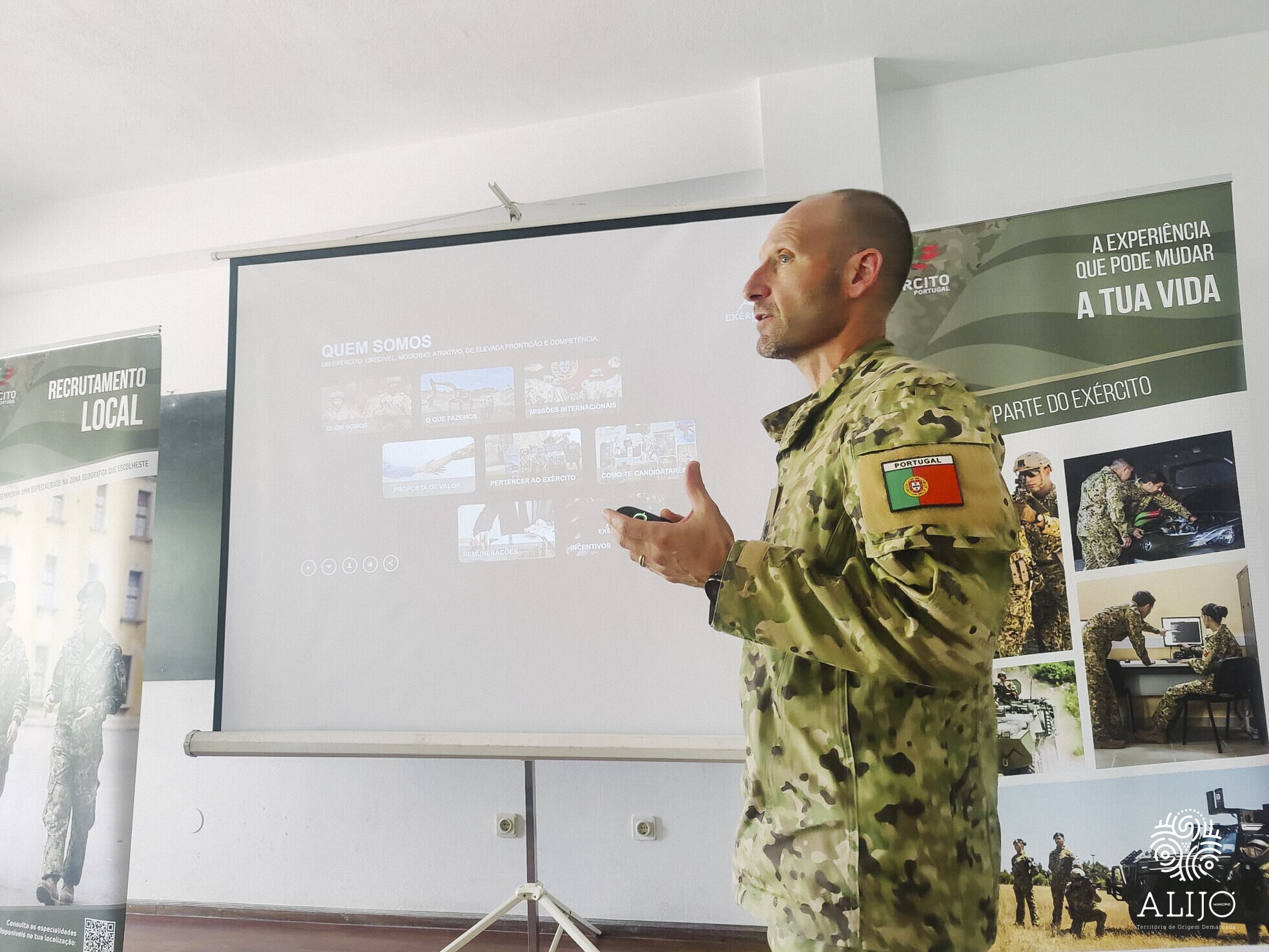 Sessão de Divulgação do Regime de Voluntariado e Contrato no Exército Português