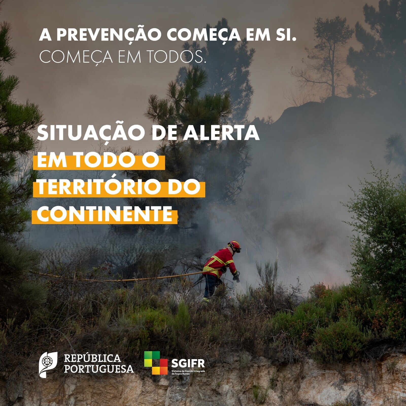 Risco de Incêndio Rural: Governo prolonga Situação de Alerta até terça-feira