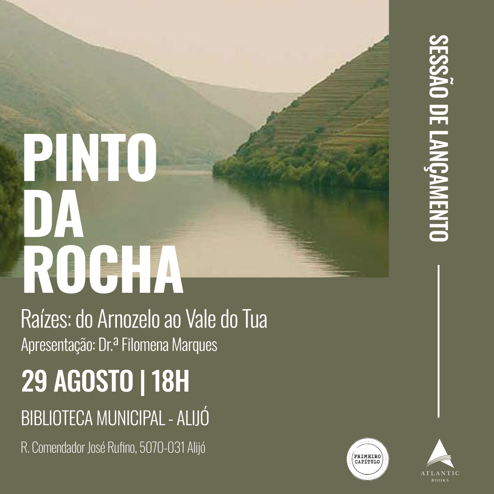 Biblioteca Municipal recebe apresentação do livro “Raízes - Do Arnozelo ao Vale do Tua”