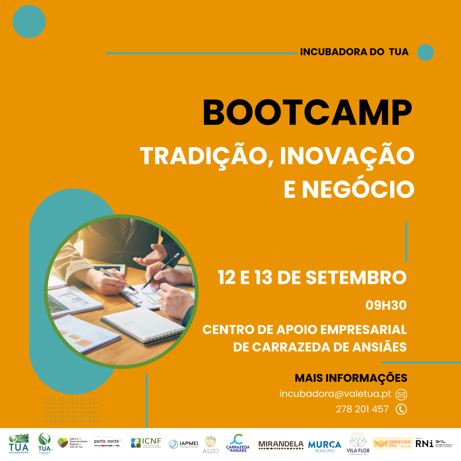 Incubadora do Tua promove bootcamp gratuito dedicado à “Tradição, Inovação e Negócio”