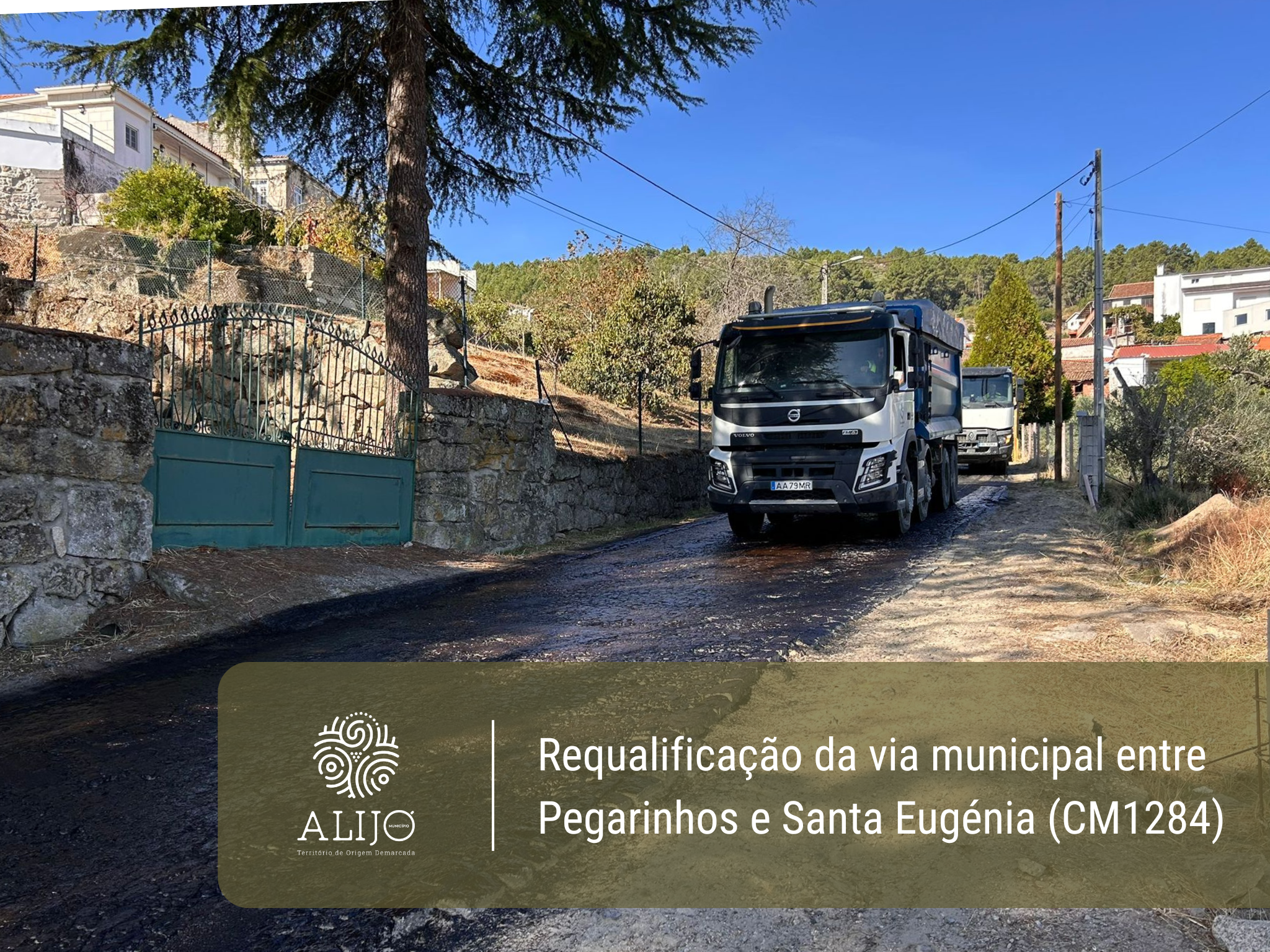 Circulação na estrada entre Pegarinhos e Santa Eugénia retomada amanhã